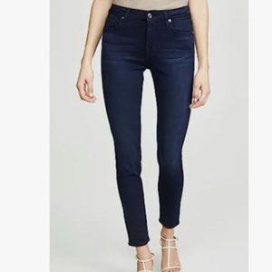 7 For All Mankind indigo B(air) high waist Skinny dark wash Size 26